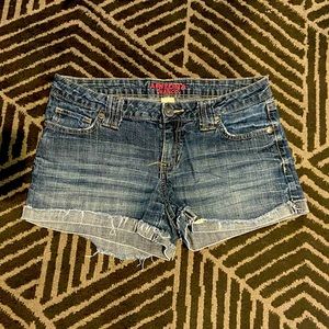Arizona Low Rise Denim Shorts